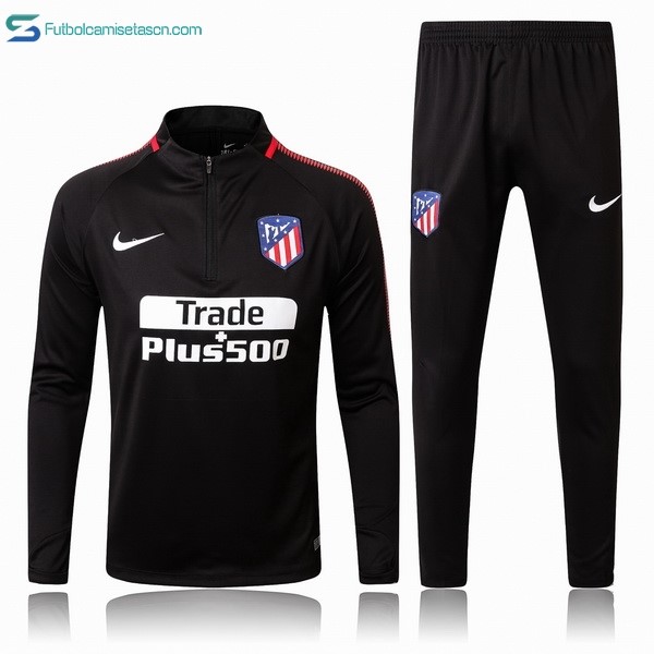 Chandal Atletico de Madrid Niños 2017/18 Negro